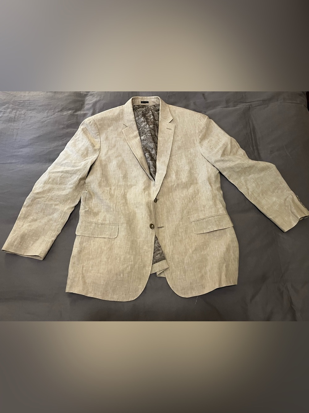 Joseph Abboud Light Beige Linen-Blended Sport Coat